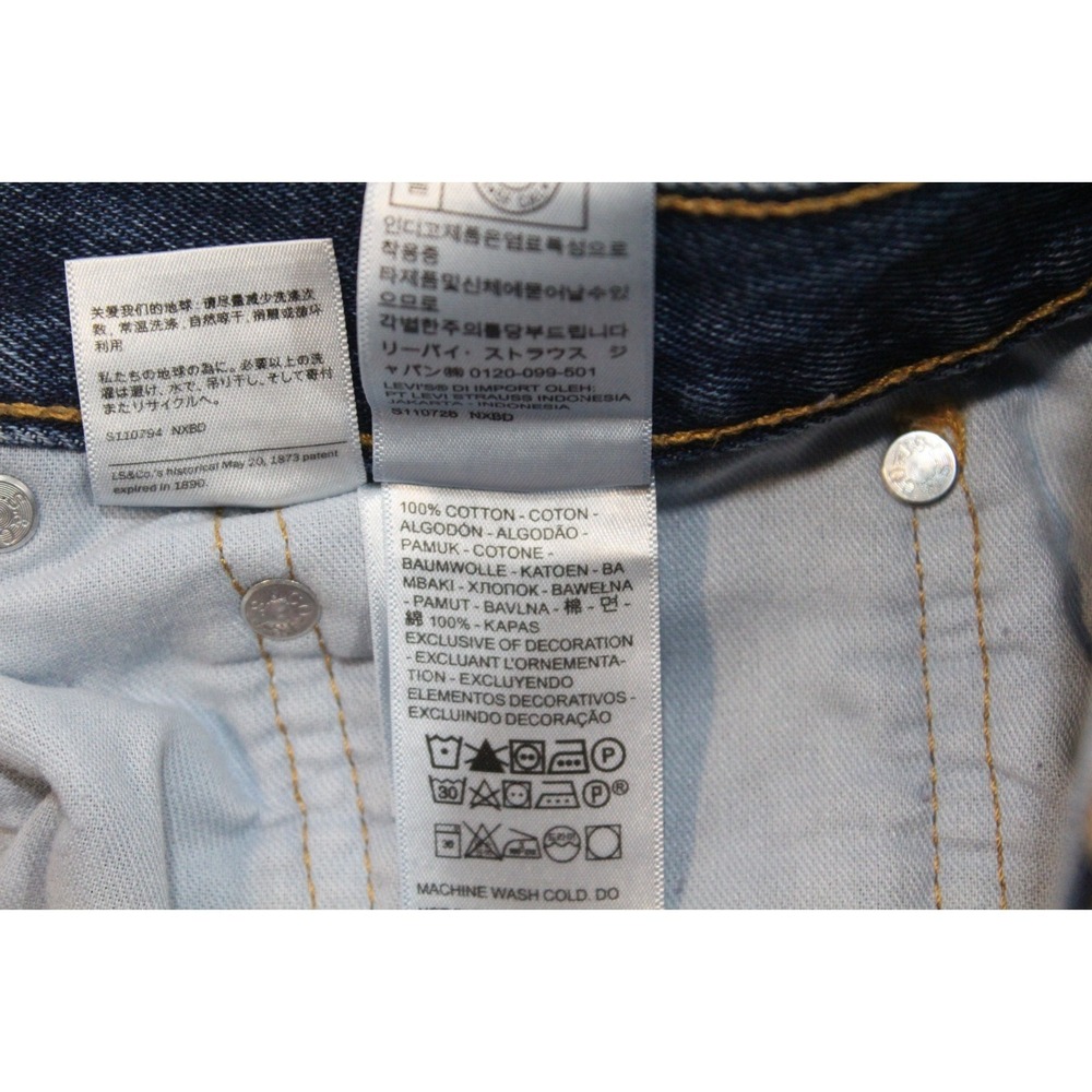 Mens Levis 550 Denim Jeans Relaxed Taper Medium Wash Blue 33x30 - Picture 6 of 12